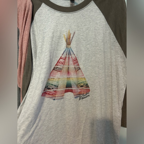 Bundle of Next Level baseball sleeve shirts, size XL - Picture 2 of 8